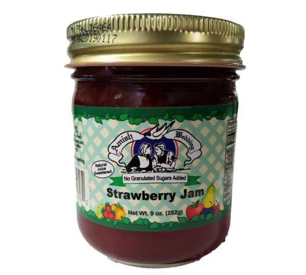 Amish Wedding Strawberry Jam 9oz