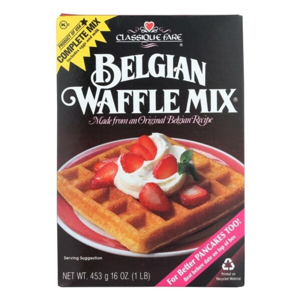 Classique Fare Belgian Waffle Mix 16oz