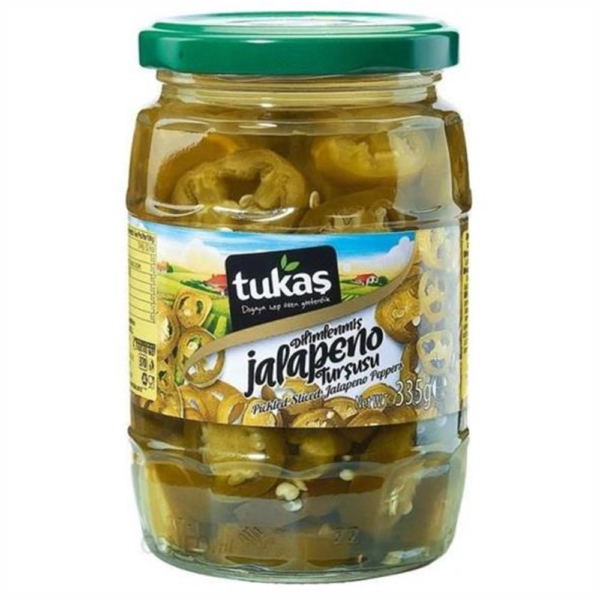 Tukas Sliced Jalapeno Peppers 23.9oz