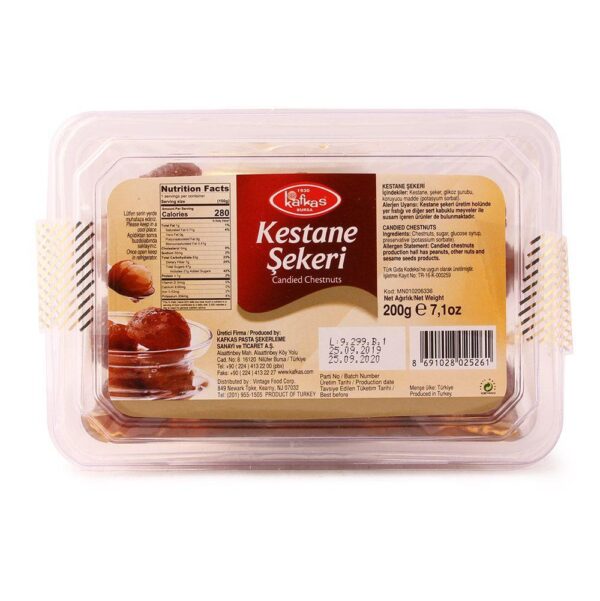 Kafkas Candied Chestnuts 200g