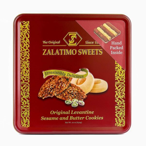 Zalatimo Sweets Sesame And Butter Cookies 1.4lb