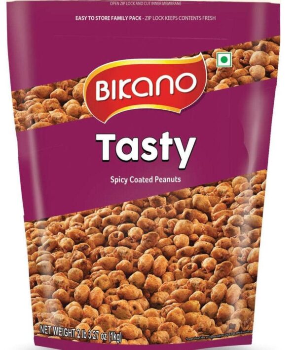 Bikano Tasty Spicy Coated Peanuts Namkeen 400g