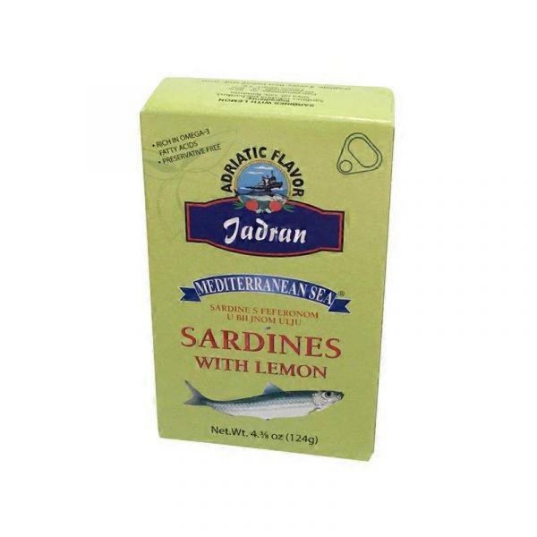 Adriatic Flavor Sardines With Lemon 124g