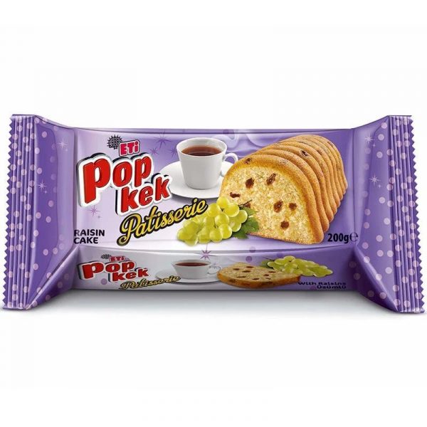 Eti Pop Kek Patisserie With Raisins 200g