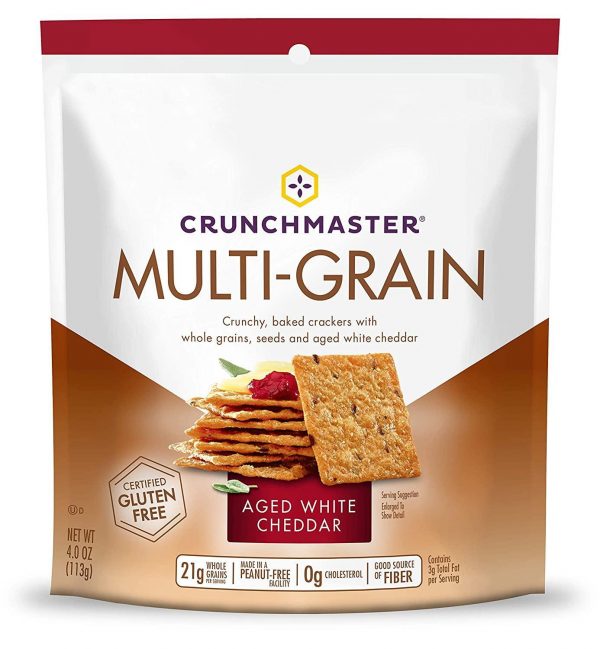 Crunchmaster Multi-Grain Aged White Cheddar 4oz