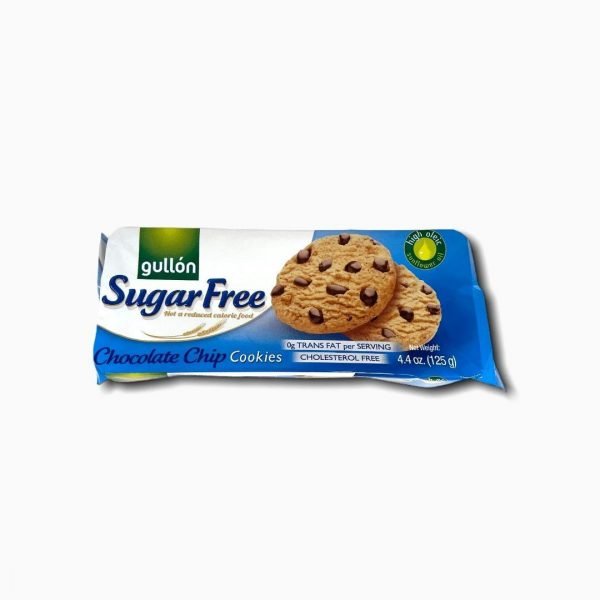 Gullon Sugar Free Chocolate Chip Cookies 125g