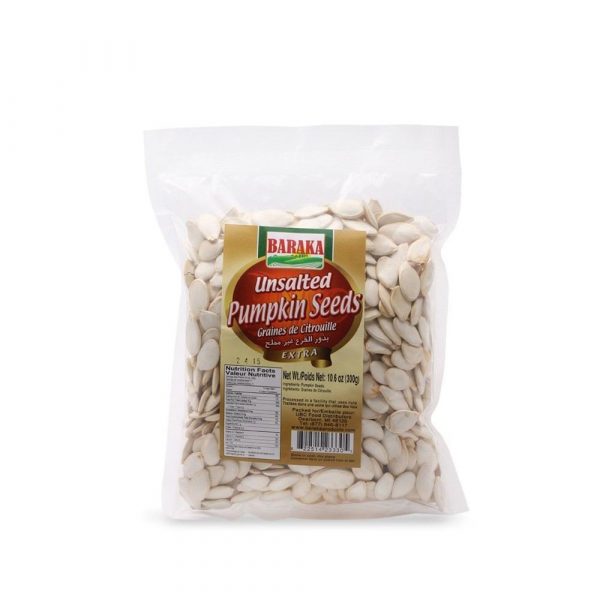 Baraka Unsalted Pumpkin Seeds 8oz