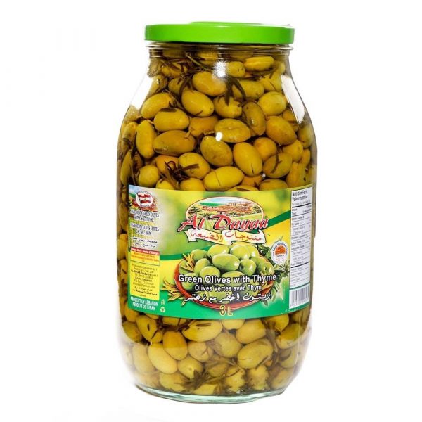 Al Dayaa Green Olives 106oz